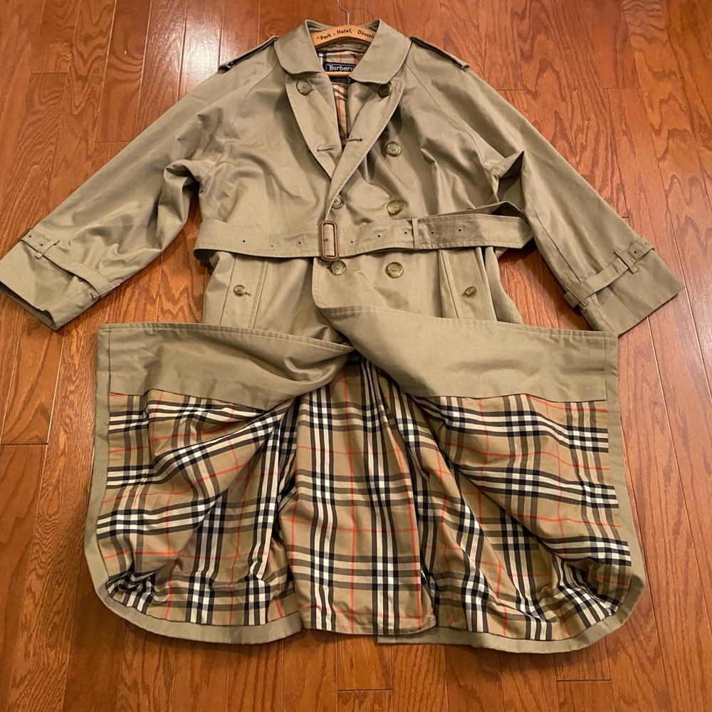 Burberry Men's Trench Coat - Khaki/Tan - Picture 3 of 16